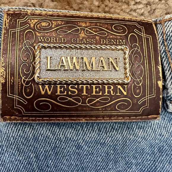 Lawman Western Blue Jeans - Picture 1 of 5
